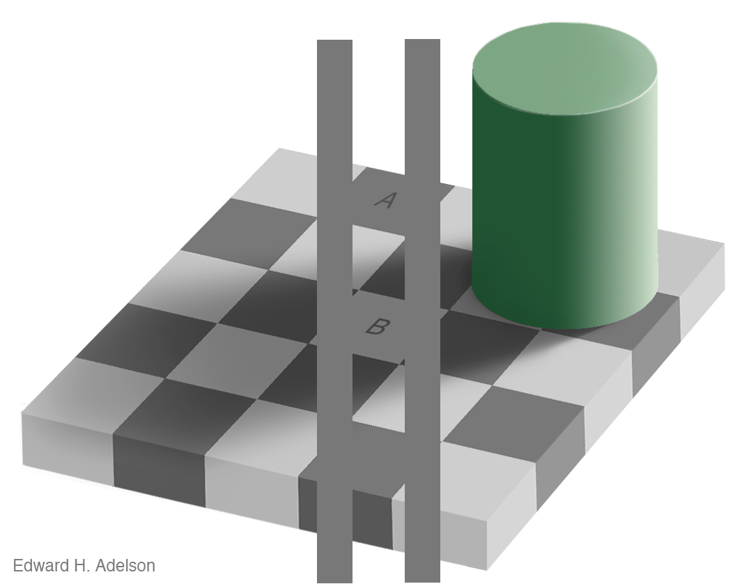 shadow optical illusion
