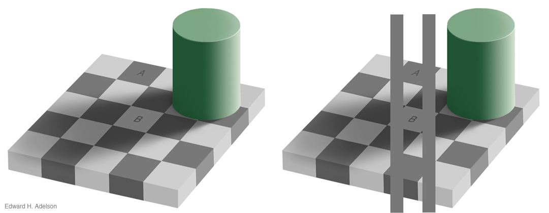 shadow optical illusion